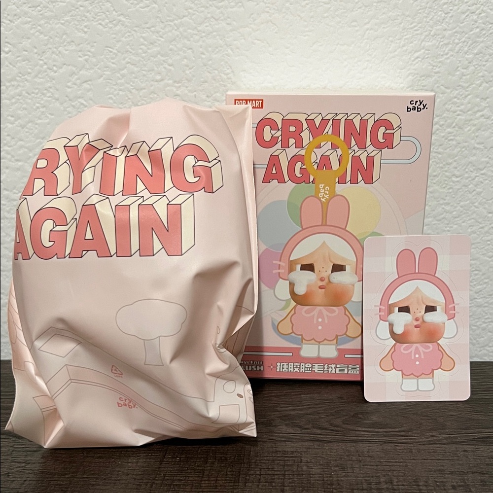 Cry Baby - Crying Again -Vinyl Face Plush - Confirmed I’ll Give You All My Love